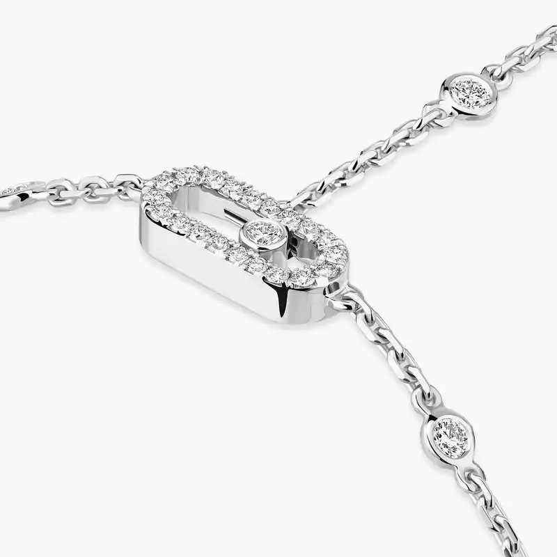 Move Uno hand bracelet White Gold For Her Diamond Bracelet 12021-WG