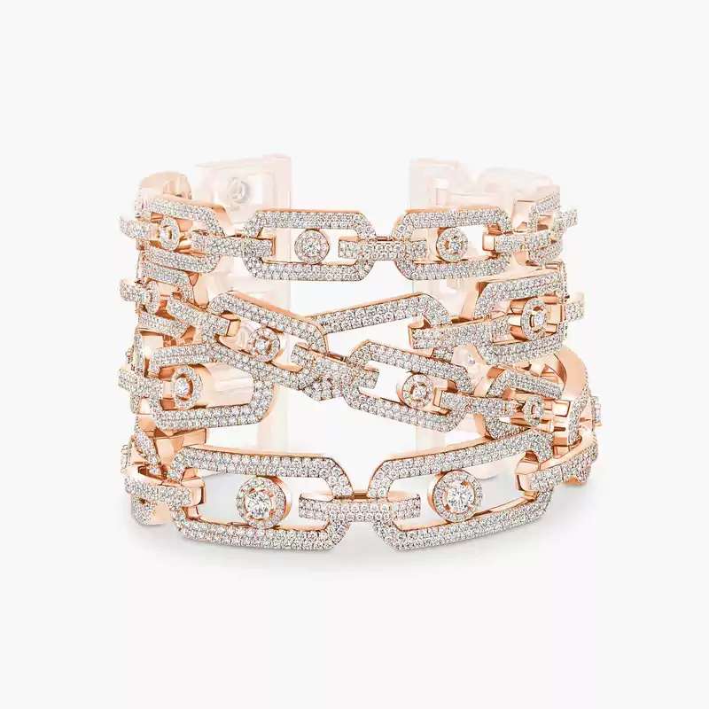 So Move pavé cuff bracelet
