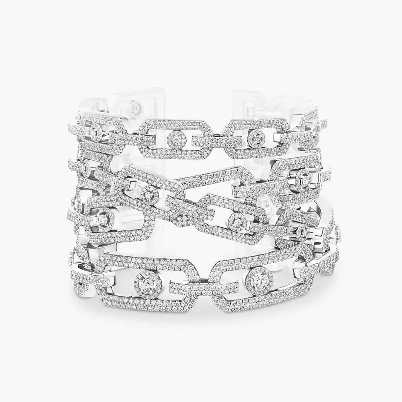 So Move pavé cuff bracelet