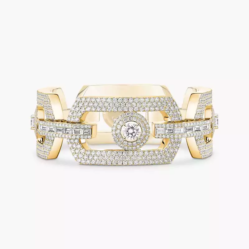 Bracelet Femme Or Jaune Diamant So Move Max Pavé 14302-YG