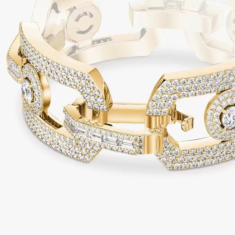 Bracelet Femme Or Jaune Diamant So Move Max Pavé 14302-YG