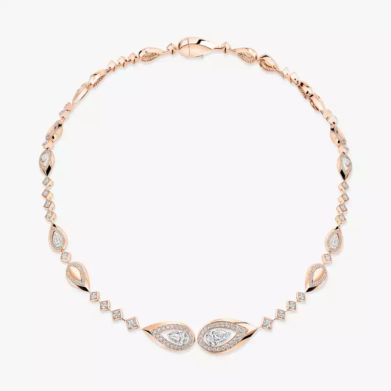 Fiery rivière necklace