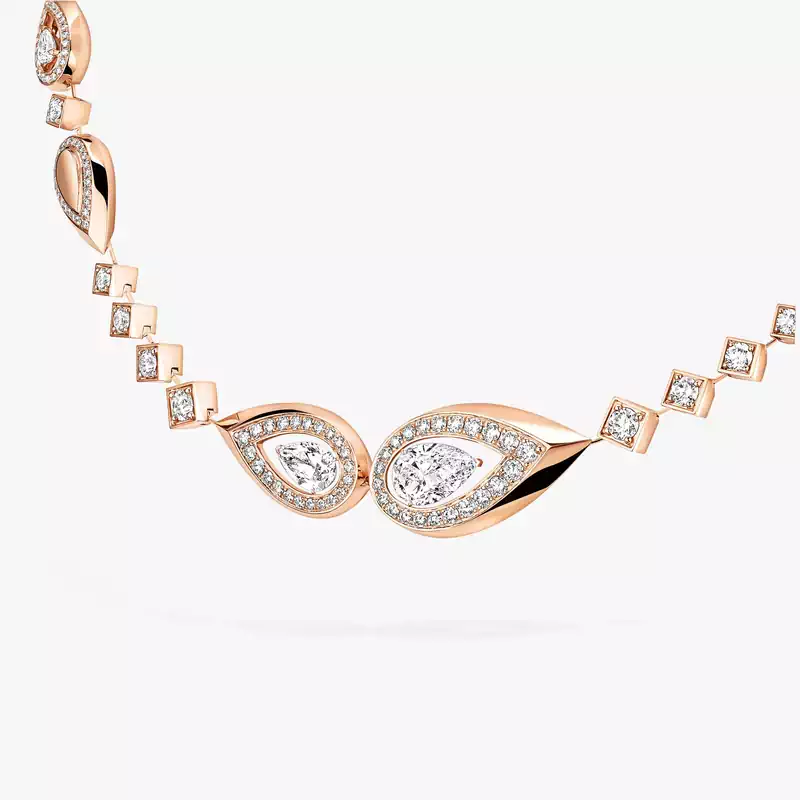 Fiery rivière necklace