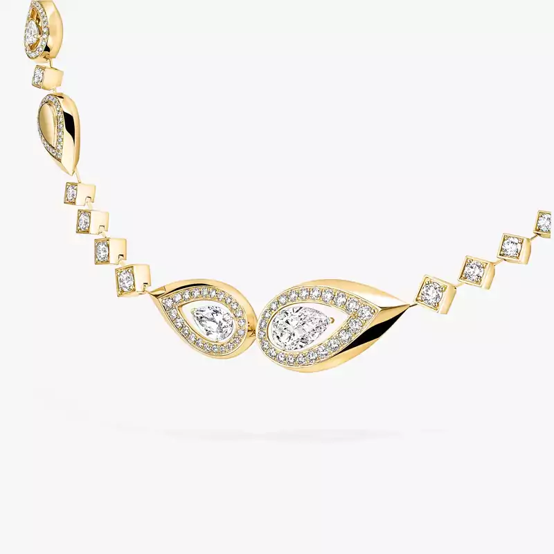 Fiery rivière necklace