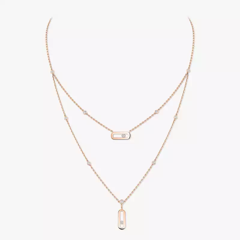 Move Uno two-row necklace