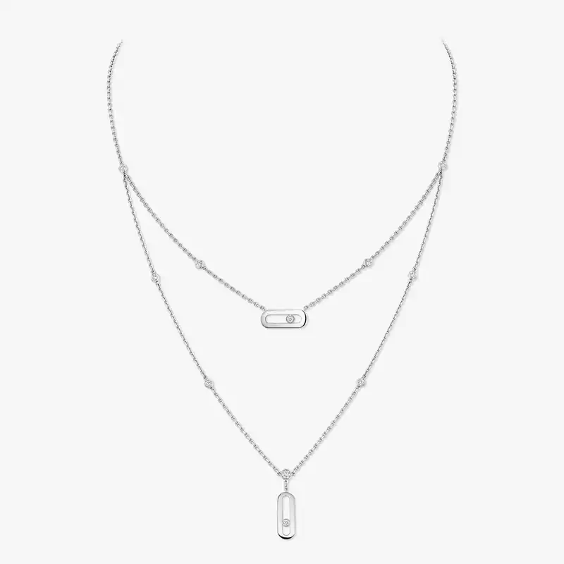 Move Uno two-row necklace