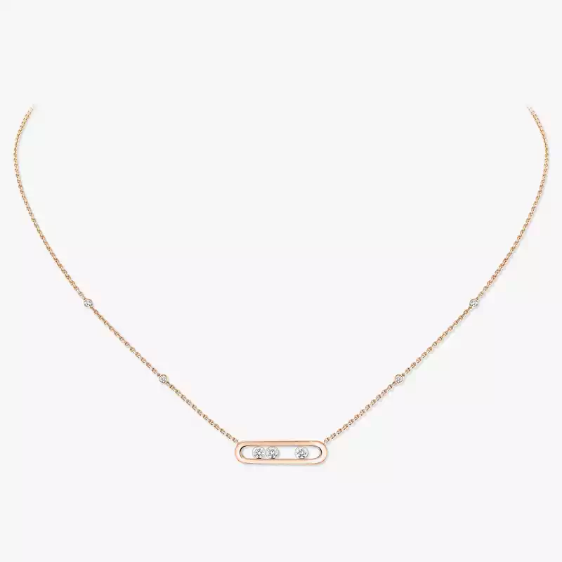 Baby Move Pink Gold For Her Diamond Necklace 04323-PG