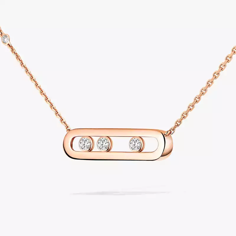 Baby Move Pink Gold For Her Diamond Necklace 04323-PG