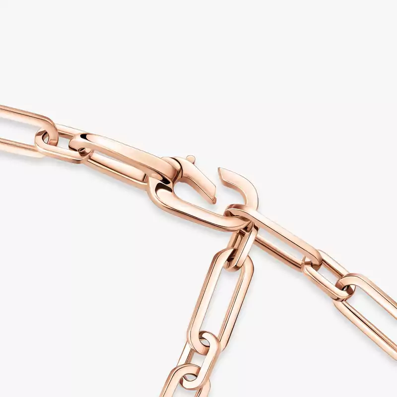 Collier Femme Or Rose Diamant Choker Move Link Multi 12010-PG