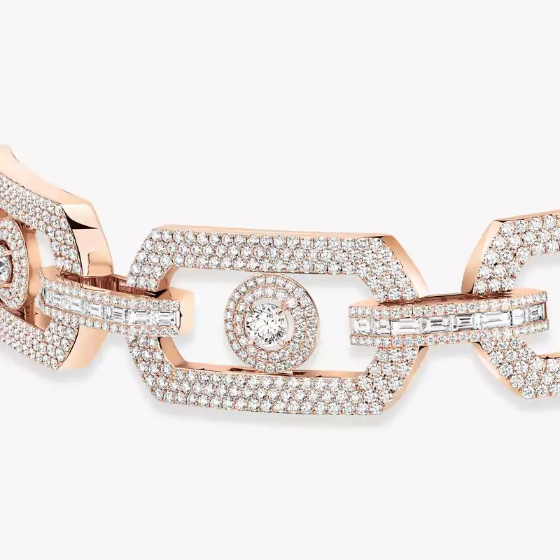 So Move Max Pavé Choker Pink Gold For Her Diamond Necklace 14240-PG