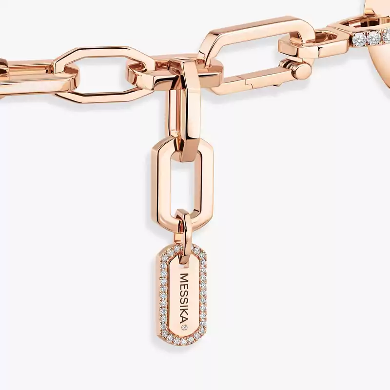 So Move Max Pavé Choker Pink Gold For Her Diamond Necklace 14240-PG