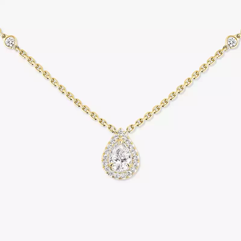 Collar Mujer Oro amarillo Diamante Joy Diamante Pera 0,25 ct 05224-YG