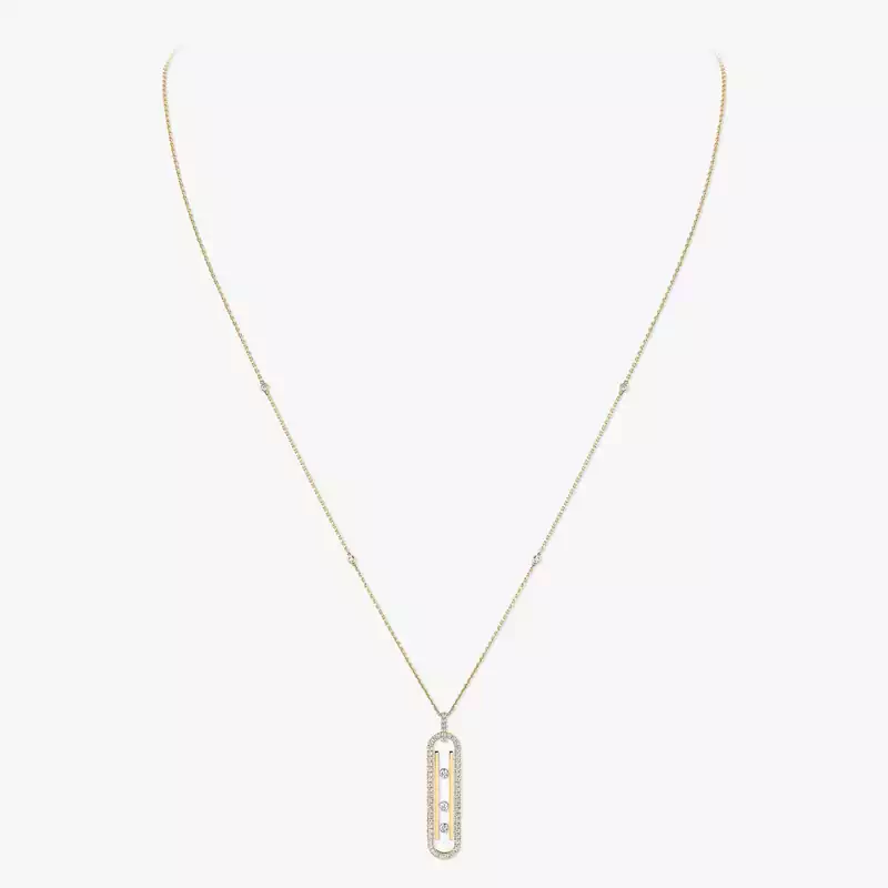 Necklace For Her Yellow Gold Diamond Move 10th PM  10032-YG