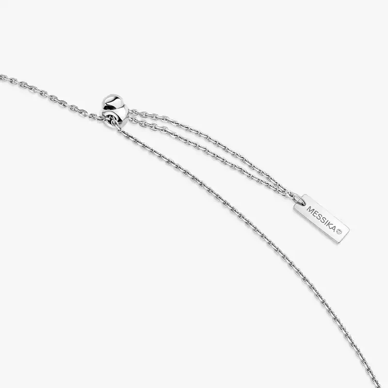 Necklace For Her White Gold Diamond Move 10th PM  10032-WG