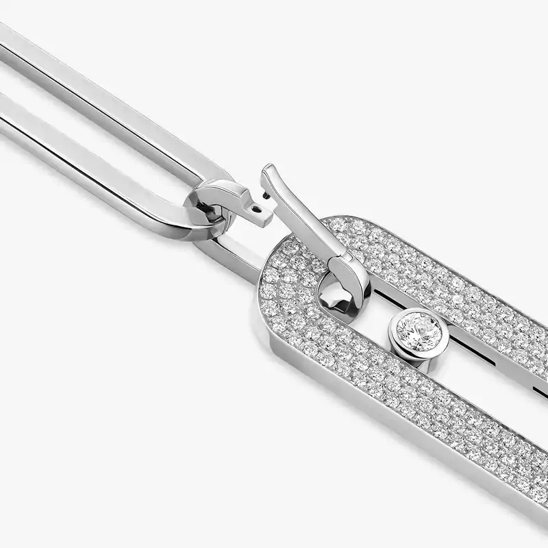 Move 10th Anniversary XL White Gold For Her Diamond Necklace 06768-WG