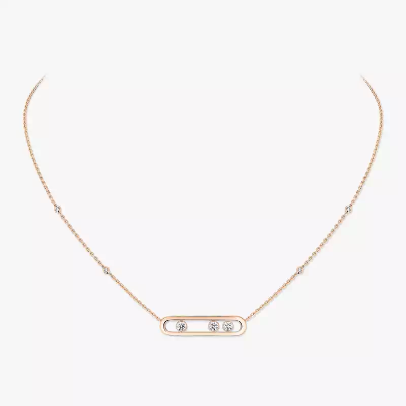 Move Pink Gold Diamond For Her Necklace 03997-PG