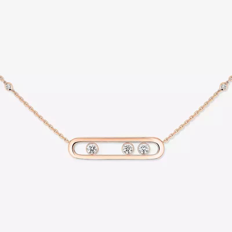 Move Pink Gold Diamond For Her Necklace 03997-PG