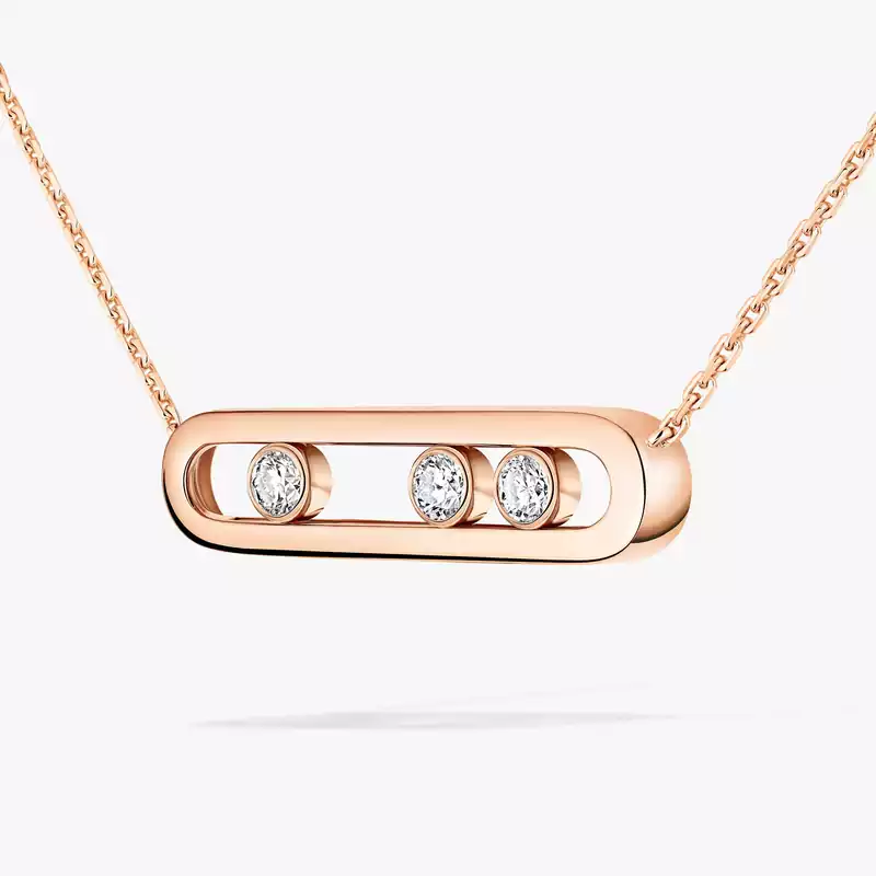 Move Pink Gold Diamond For Her Necklace 03997-PG