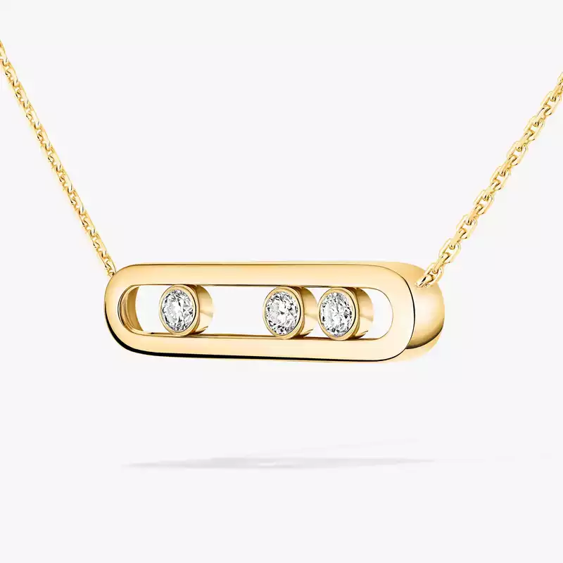 Necklace For Her Yellow Gold Diamond Move 03997-YG