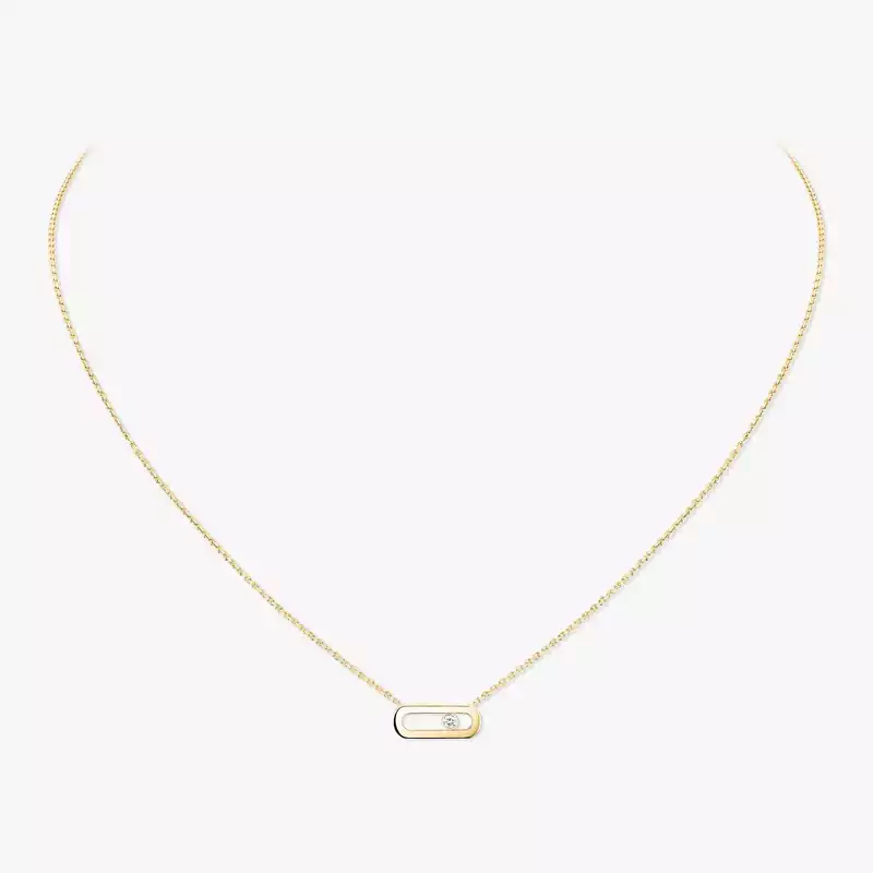 Collier Femme Or Jaune Diamant Move Uno 14613-YG