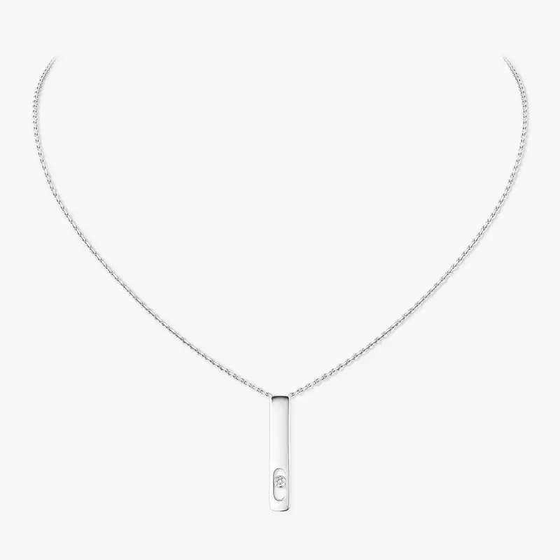 Collier Femme Or Blanc Diamant My First Diamond 07498-WG