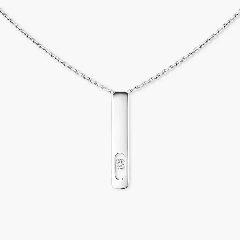 Collier Femme Or Blanc Diamant My First Diamond 07498-WG