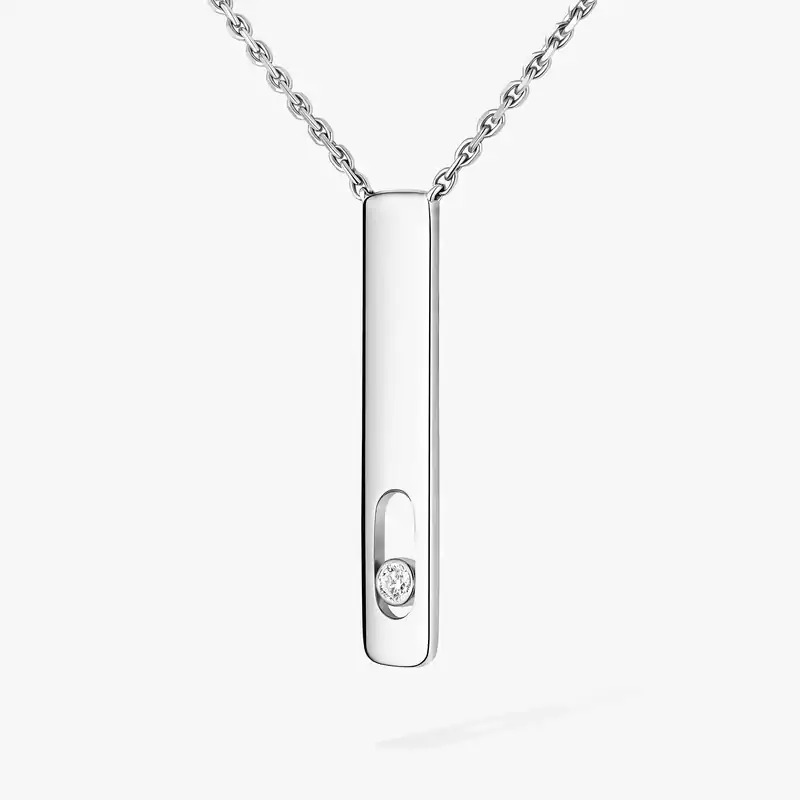 Collier Femme Or Blanc Diamant My First Diamond 07498-WG