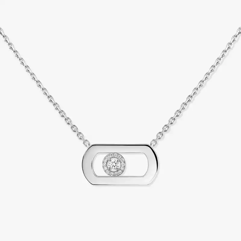 So Move White Gold For Her Diamond Necklace 12944-WG