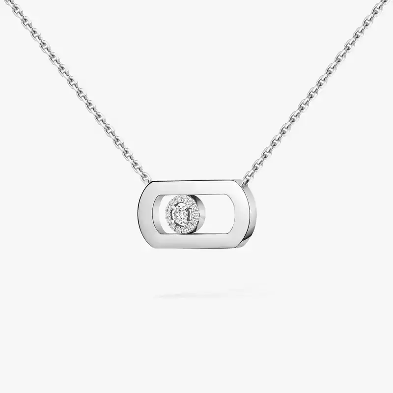 So Move White Gold For Her Diamond Necklace 12944-WG