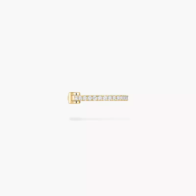 Einzelner Gatsby Ohrclip mittleres Ohr Für sie Diamant Ohrringe Gelbgold 10031-YG