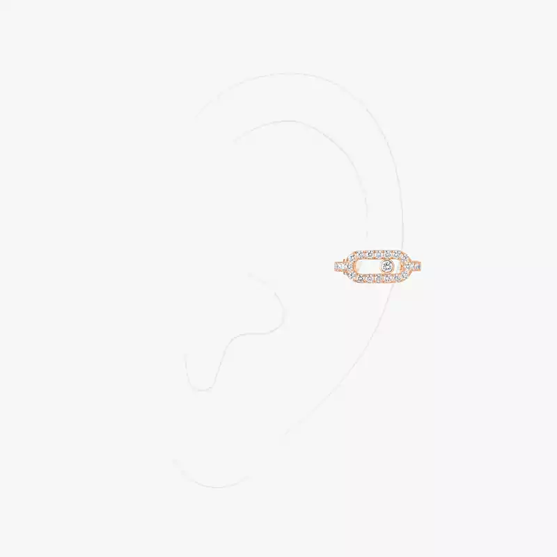 Move Uno pavé clip earring