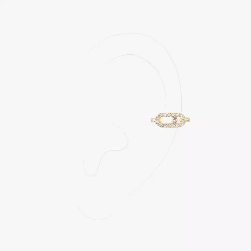 Move Uno pavé clip earring