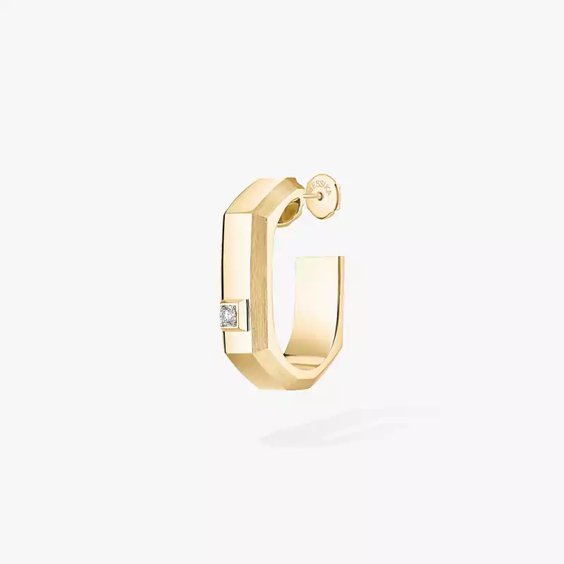 Moderniste single hoop earring medium
