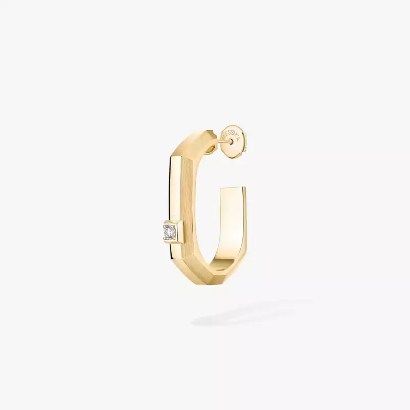 Moderniste single hoop earring small
