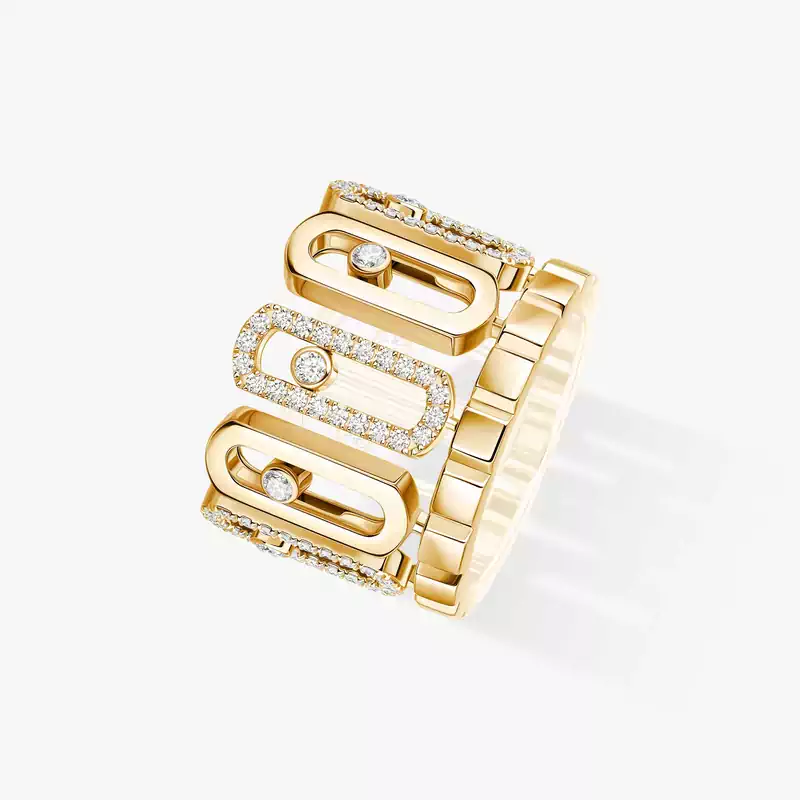 Bague Femme Or Jaune Diamant Move Iconica 12741-YG