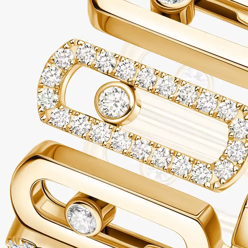 Bague Femme Or Jaune Diamant Move Iconica 12741-YG