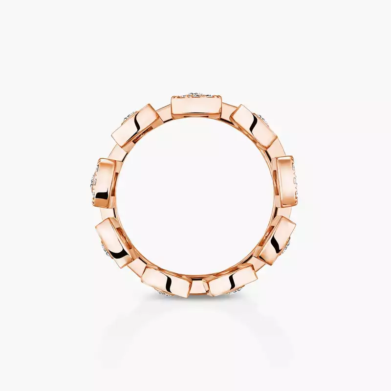 Bague Femme Or Rose Diamant Move Iconica 12741-PG