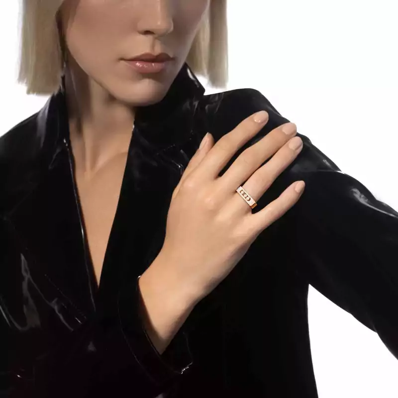 Move Noa Pavé Yellow Gold For Her Diamond Ring 06129-YG