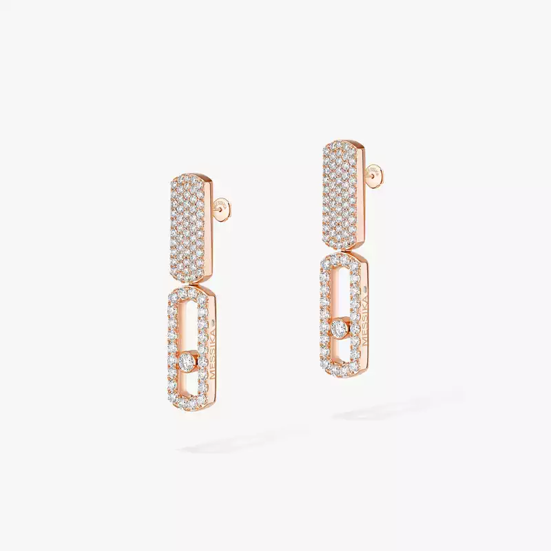 Imperial Move LM Pink Gold For Her Diamond Earrings 13754-PG