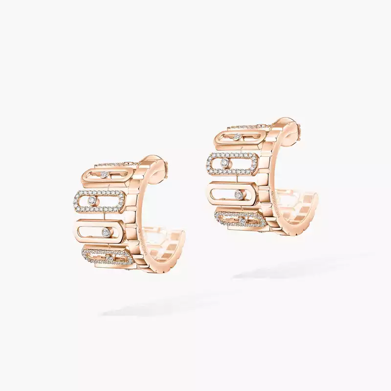 Move Iconica Pink Gold For Her Diamond Earrings 12743-PG