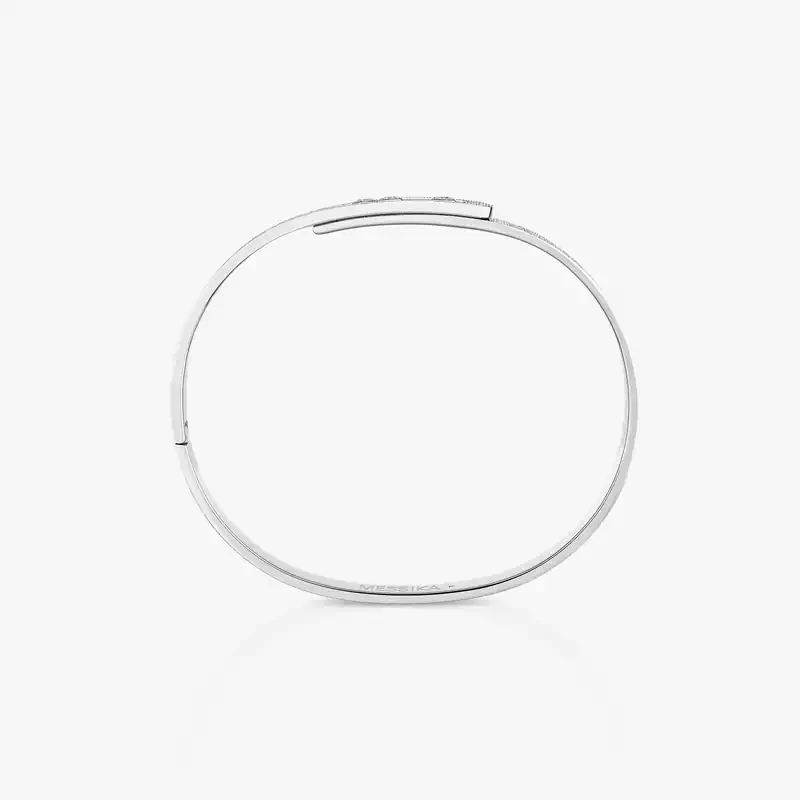 Bracelet Mixed White Gold Diamond Браслет-бэнгл Move Noa Ciselé 14481-WG