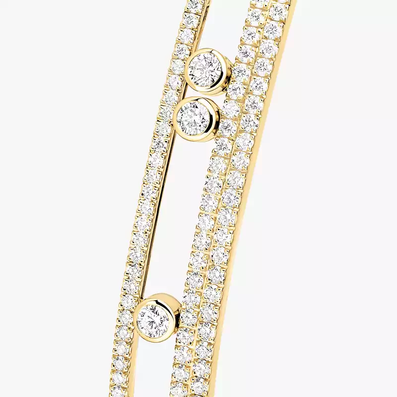 Move Romane Pavé Bangle Yellow Gold For Her Diamond Bracelet 13914-YG