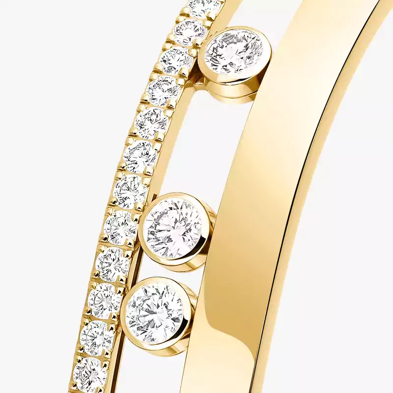 Браслет Для нее Желтое золото Бриллиантами Bangle Move Romane GM  06747-YG