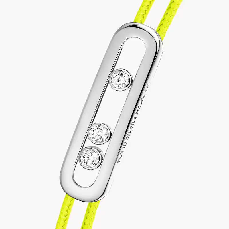 Messika CARE(S) Yellow Cord Bracelet White Gold For Her Diamond Bracelet 14659-WG