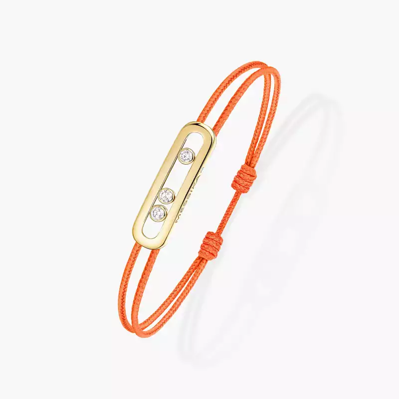 Bracelet Femme Or Jaune Diamant Cordon Messika CARE(S) Orange 14660-YG