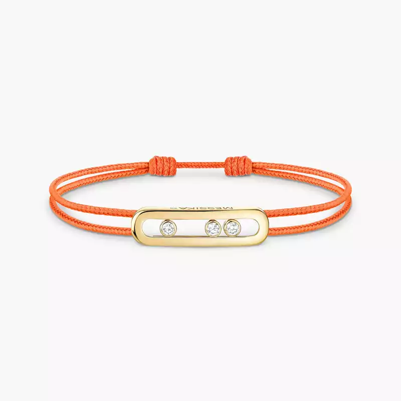 Bracelet Femme Or Jaune Diamant Cordon Messika CARE(S) Orange 14660-YG