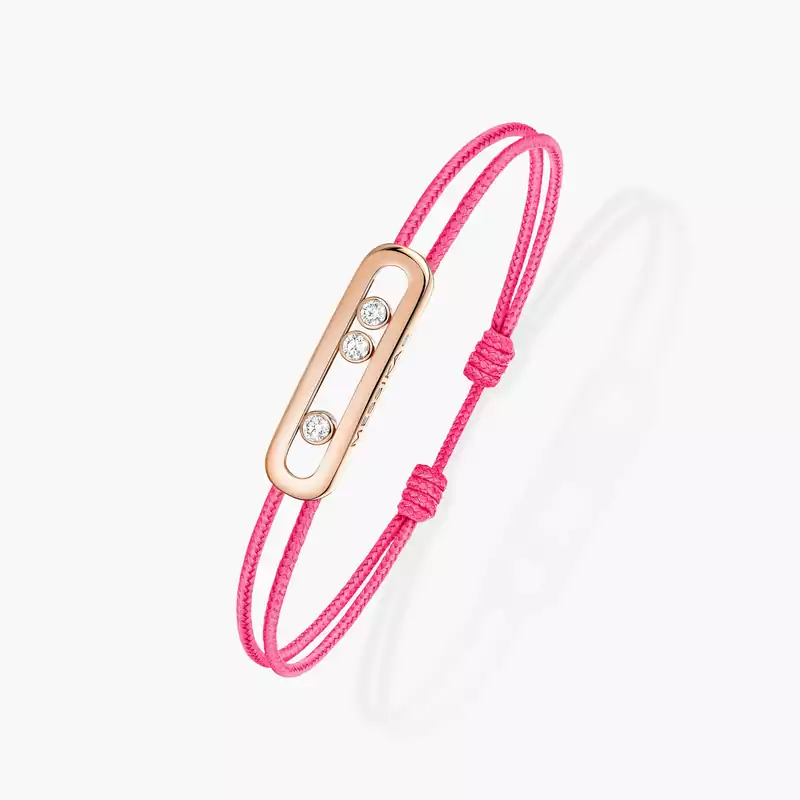 Bracelet Femme Or Rose Diamant Cordon Messika CARE(S) Rose 14658-PG