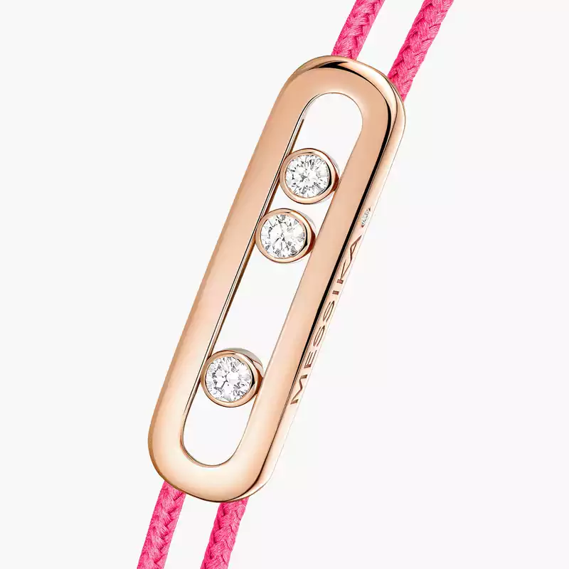 Bracelet Femme Or Rose Diamant Cordon Messika CARE(S) Rose 14658-PG