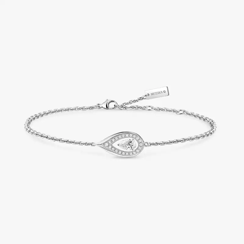 Fiery 0.10ct White Gold For Her Diamond Bracelet 14238-WG