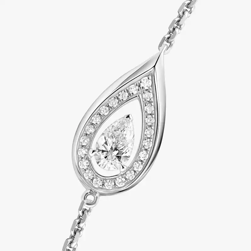 Fiery 0.10ct White Gold For Her Diamond Bracelet 14238-WG